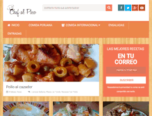 Tablet Screenshot of chefalpaso.com